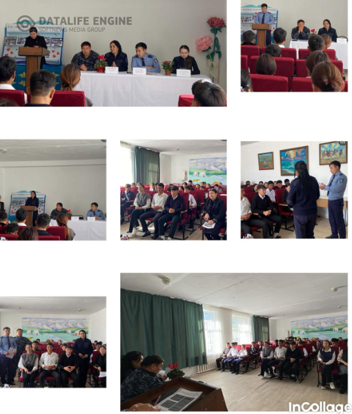 Оқушылардың қауіпсіздігі – басты назарда . Полиция қызметкерлерімен өткен пайдалы кездесу